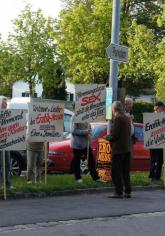 Proteste auf Erotik-Messe