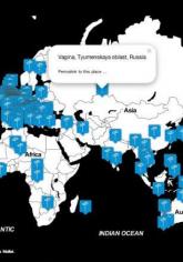 Weltkarte der versauten Ort: Wo findet man Anus oder Tit?
